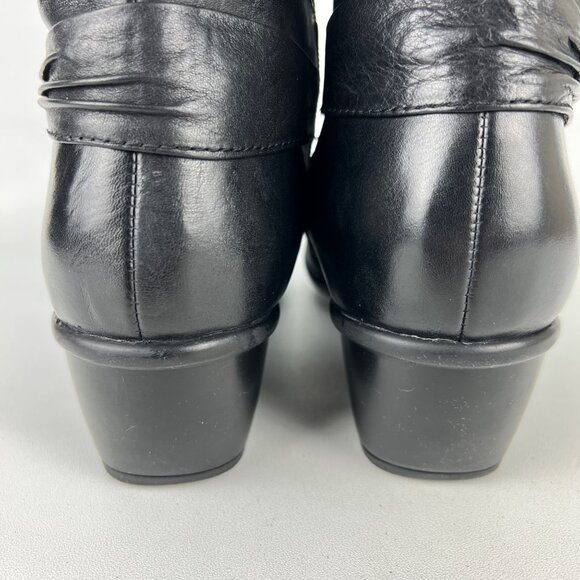 Clarks Black Heeled Boots - Picture 5 of 16